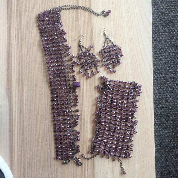 Very pretty light purple beaded bracelet - Picture 8 of 8